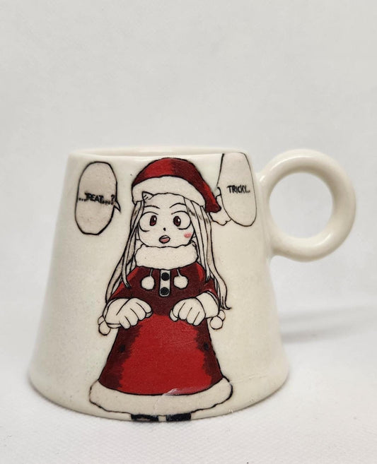 Eri Claus Espresso Mug - Hand Painted Anime Manga Ceramic